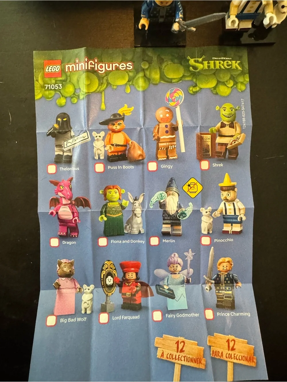 LEGO Minifigures Shrek Series 71053. Complete set of 12. Early Release